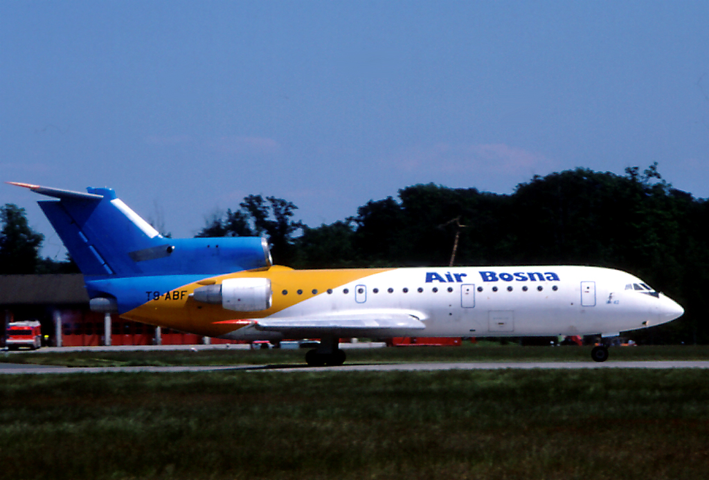 Air Bosna Yakovlev Yak-42 T9-ABF on 24 May 2001