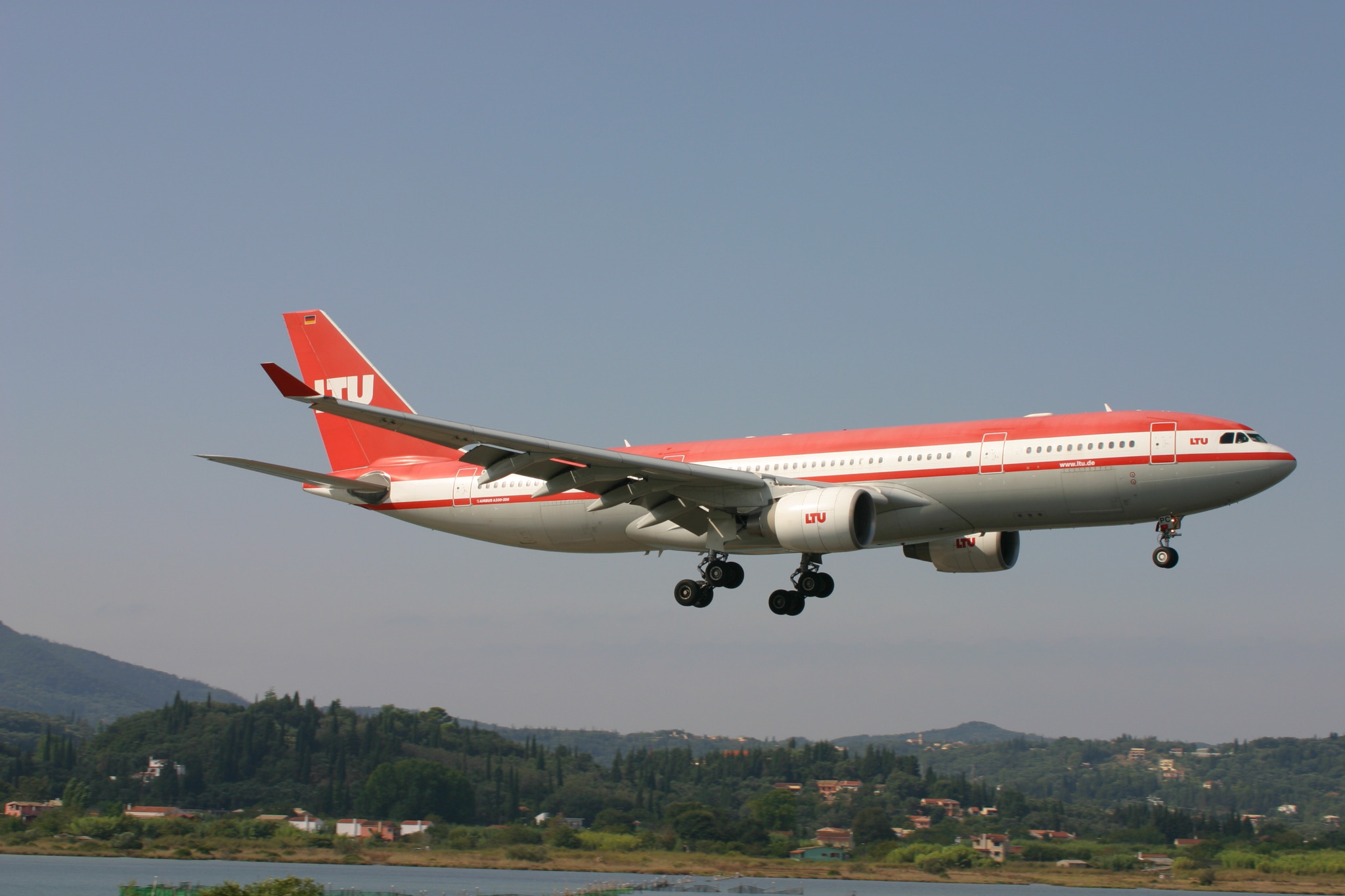 LTU Airbus A330 D-ALPC photographed by Kai-jens Meyer at Corfu in 2006