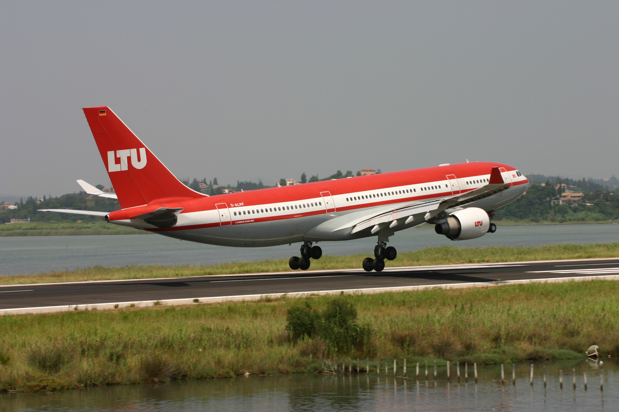 LTU Airbus A330 D-ALPF photographed by Kai-jens Meyer at Corfu on 1 July 2006