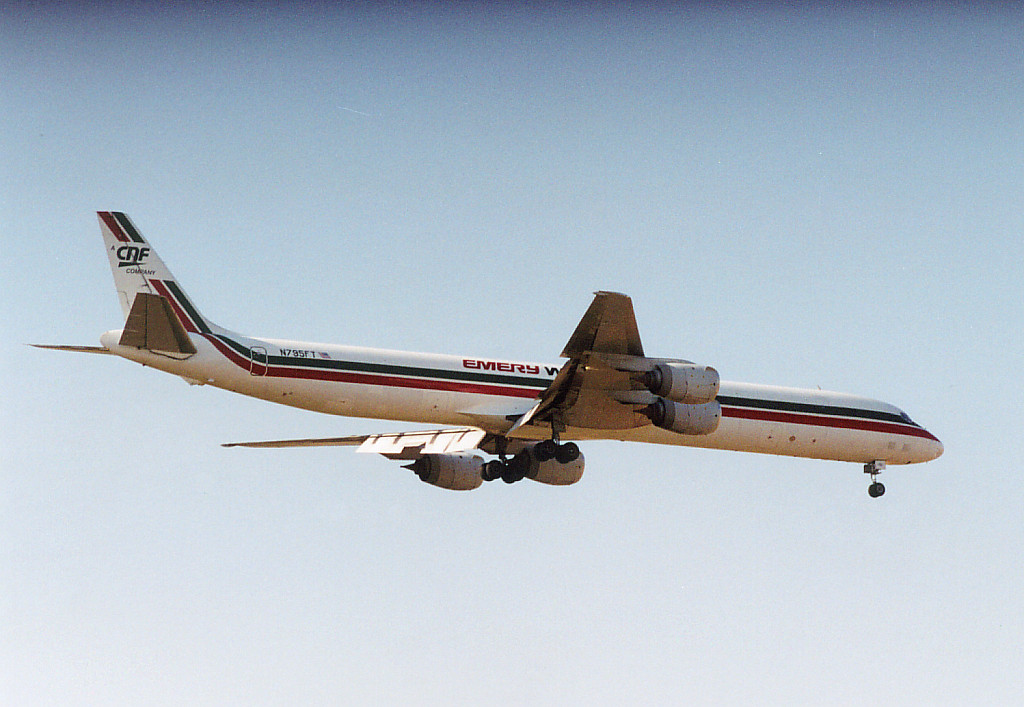 Emery Worldwide DC-8 N785FT on 2 August 2001