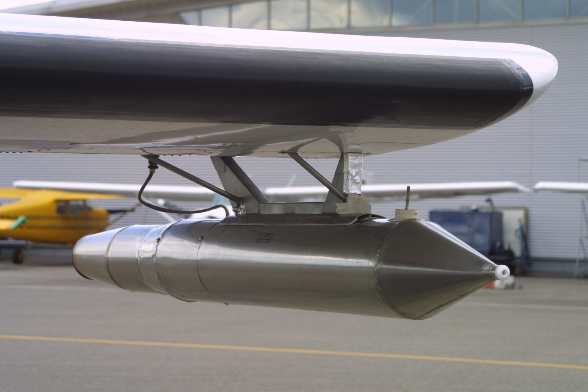 Partenavia D-GBRS hail suppression aircraft at Stuttgart on 20 May 2003